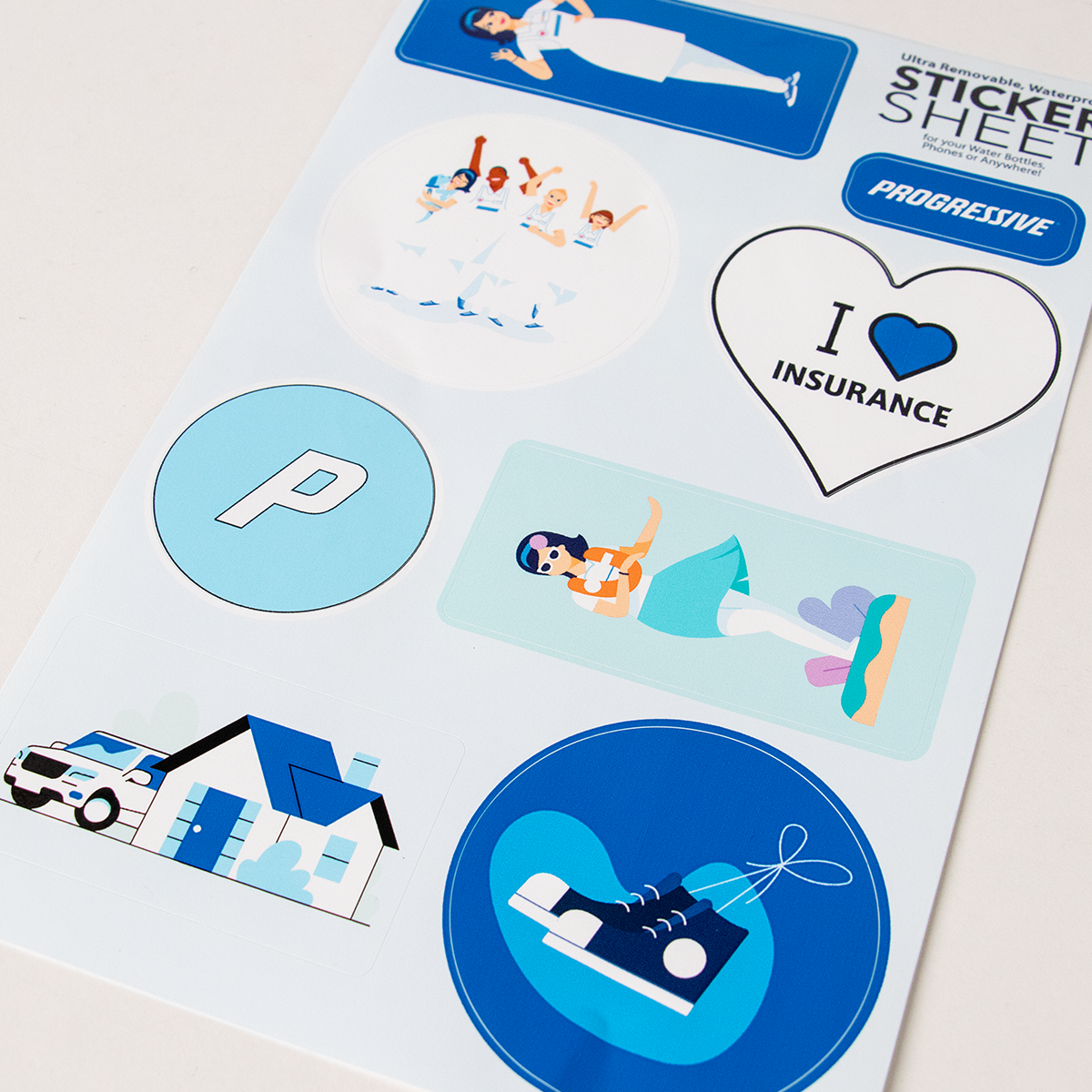 Progressive Styicker Progressive Insurance Logo Sticker